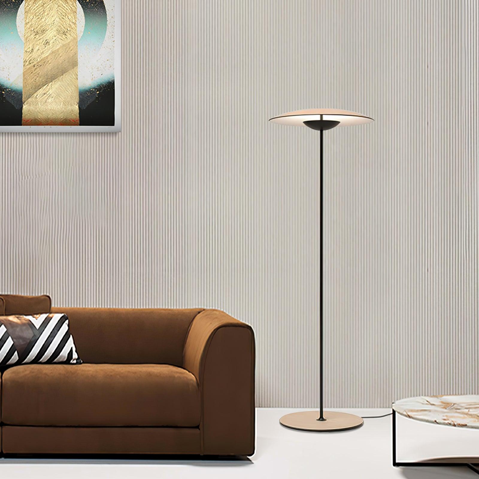 Sathen Aluminum Minimalist Floor Lamp-Neutral Decor