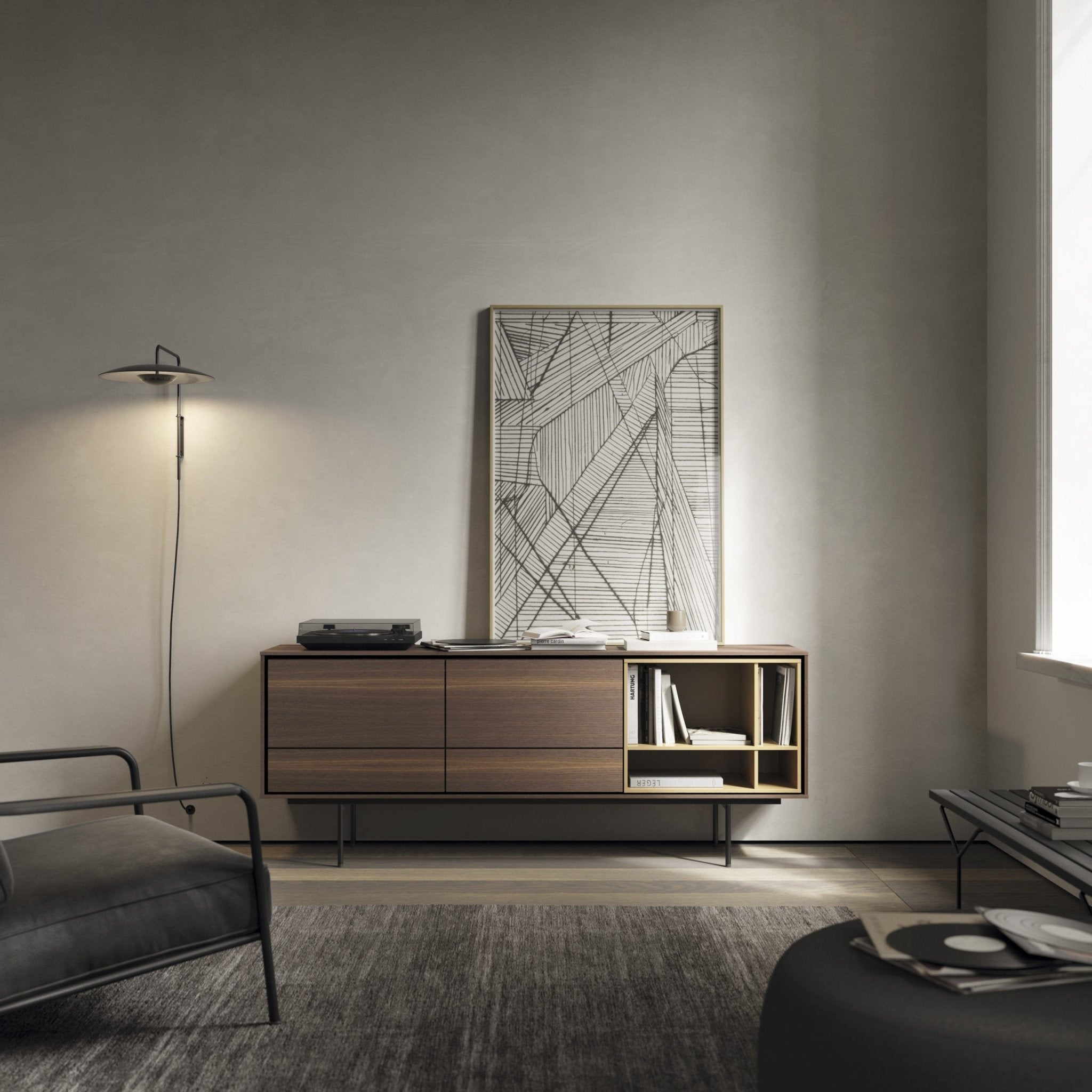 Abnormal Classic Modern Minimalist Plug-In Wall Lamp-Neutral Decor