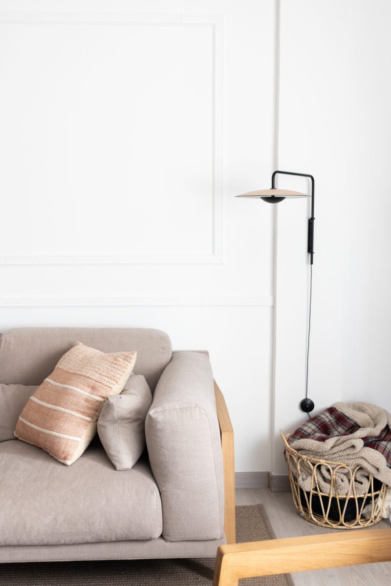Abnormal Classic Modern Minimalist Plug-In Wall Lamp-Neutral Decor