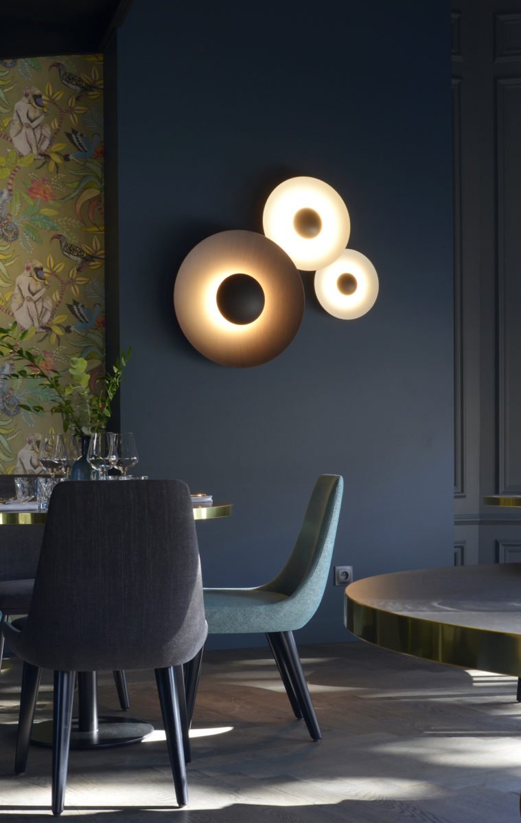 Ginger Modern Minimalist Round Wall Lamp-Neutral Decor