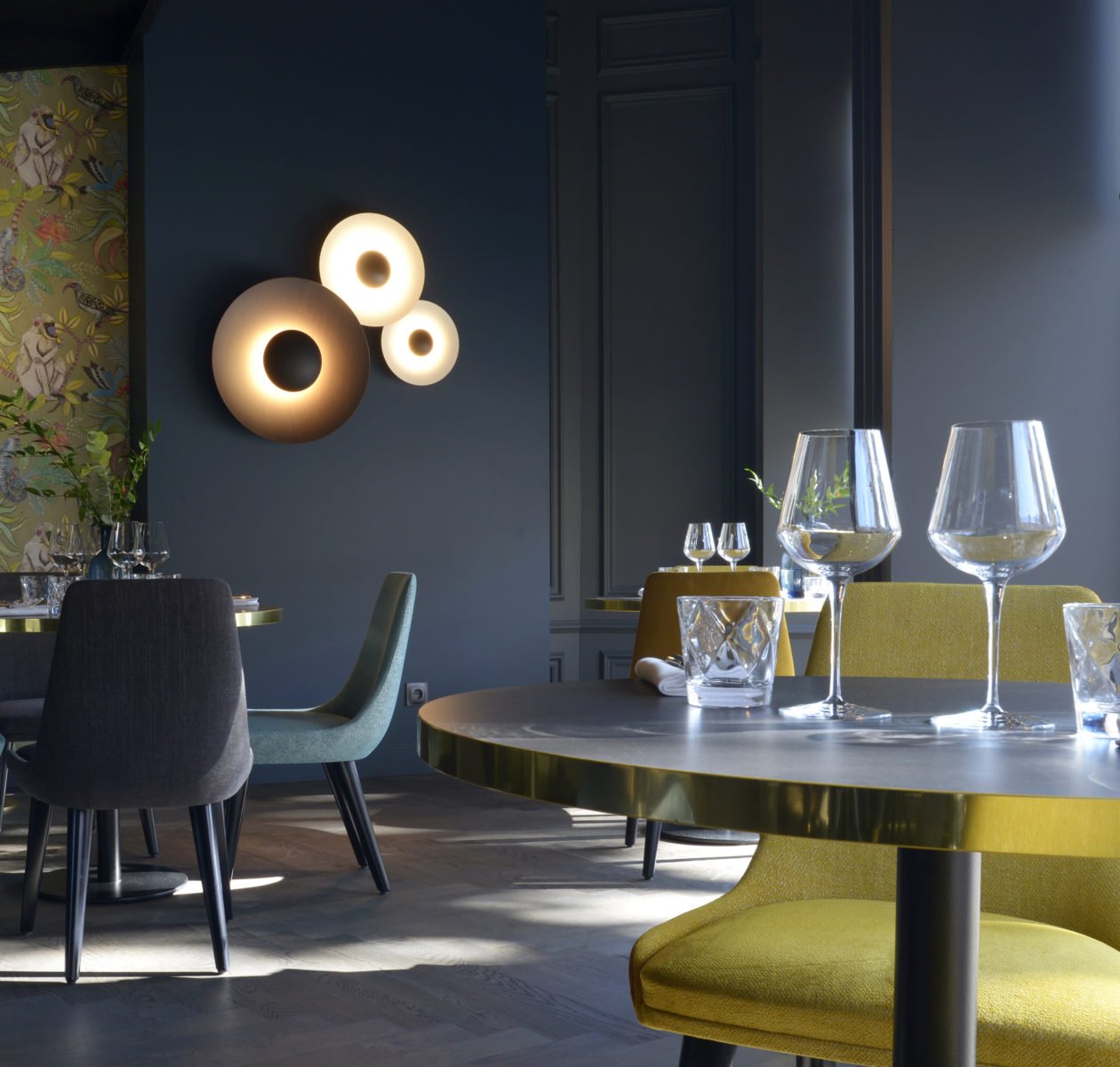 Ginger Modern Minimalist Round Wall Lamp-Neutral Decor