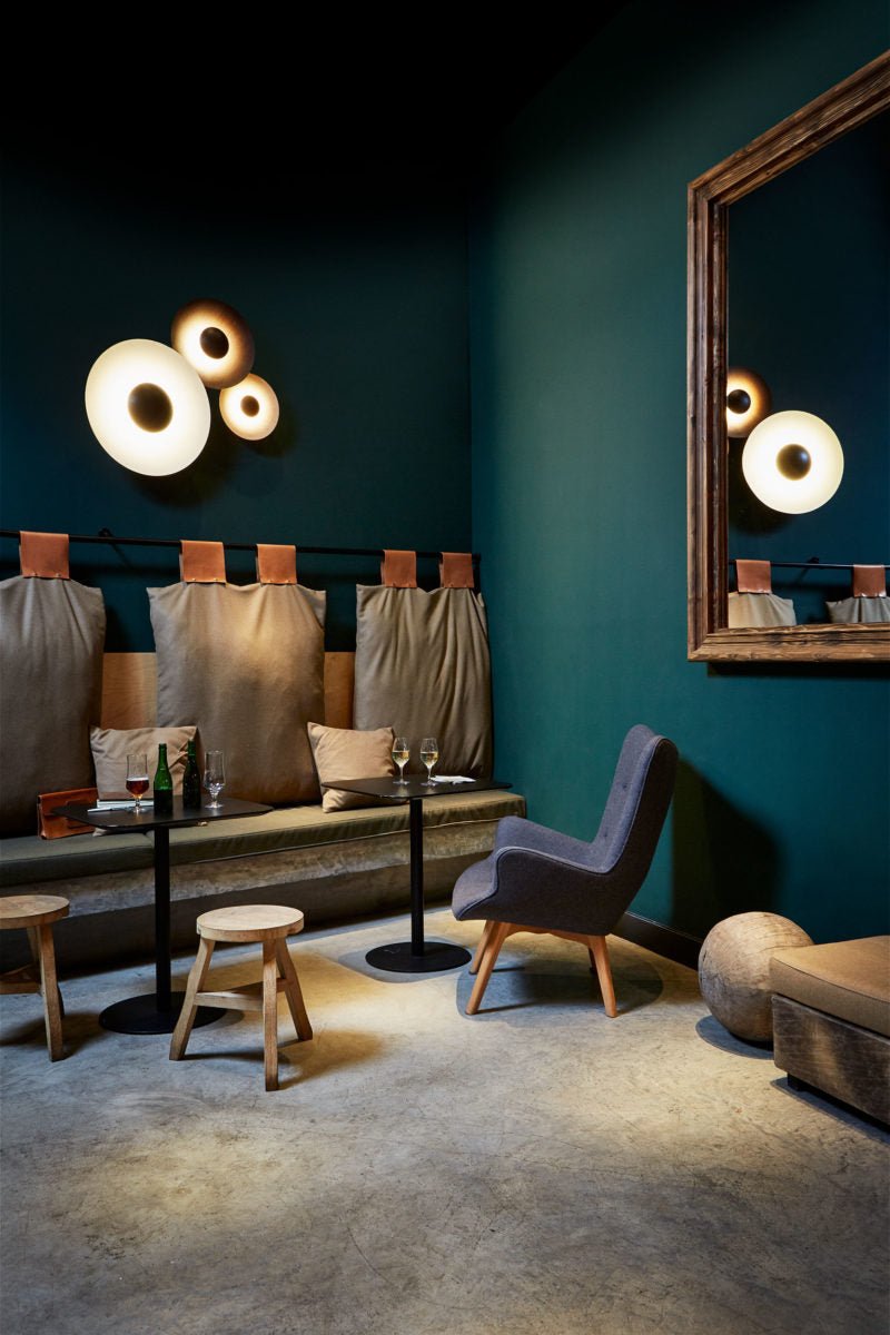 Ginger Modern Minimalist Round Wall Lamp-Neutral Decor
