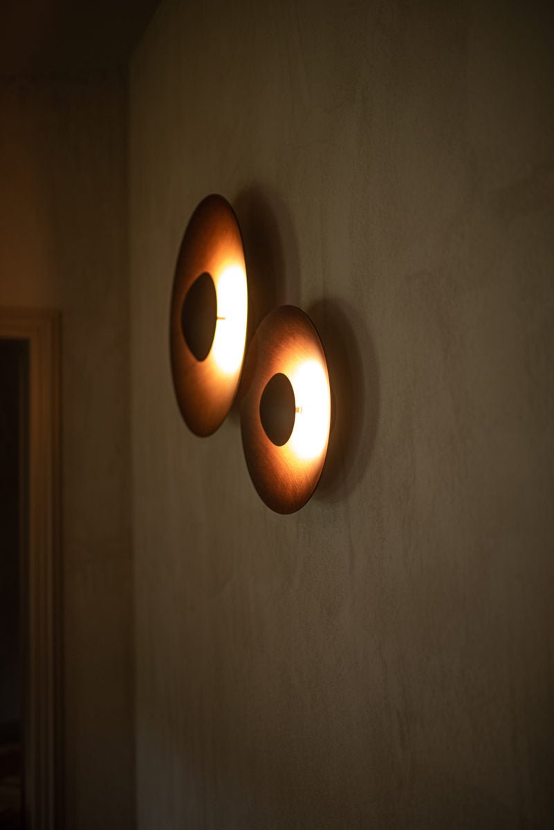 Ginger Modern Minimalist Round Wall Lamp-Neutral Decor