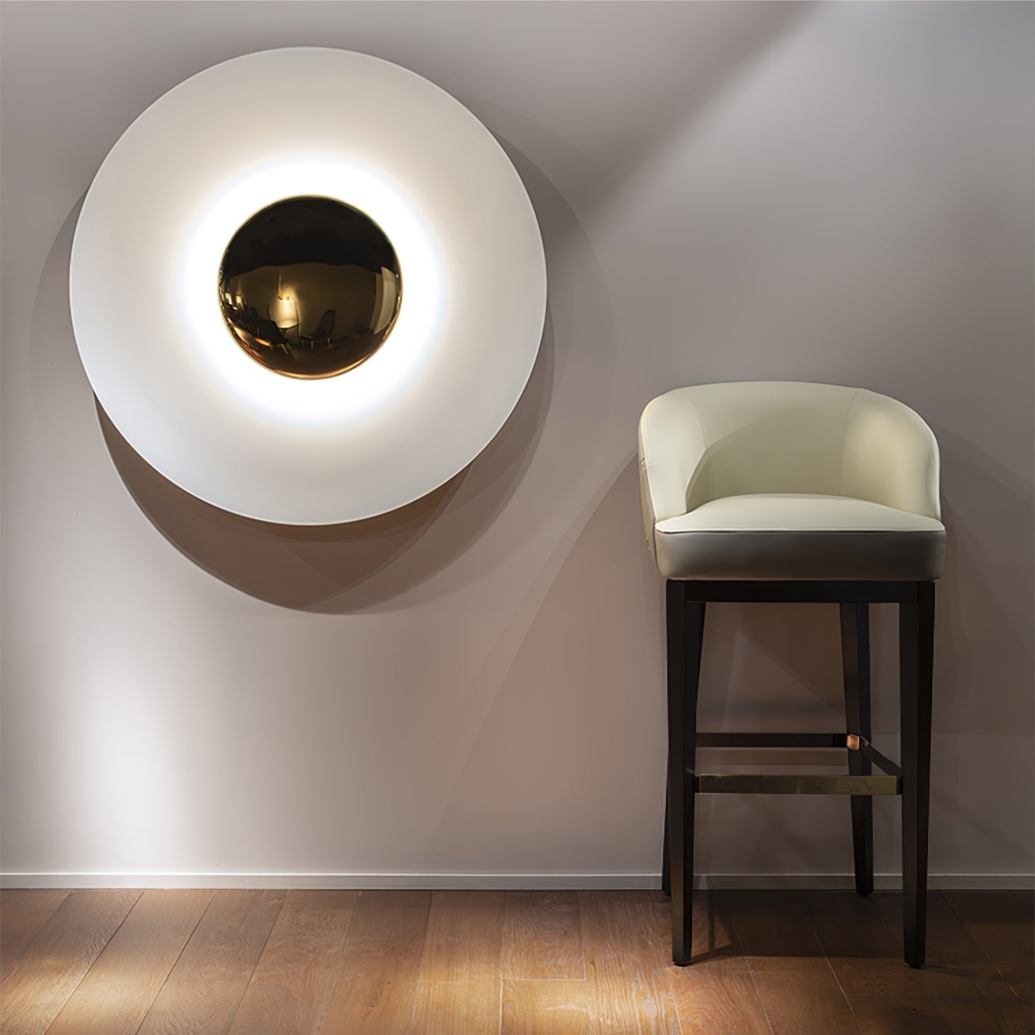 Erlirora Simplicity Glow Plug-in Wall Light-Neutral Decor