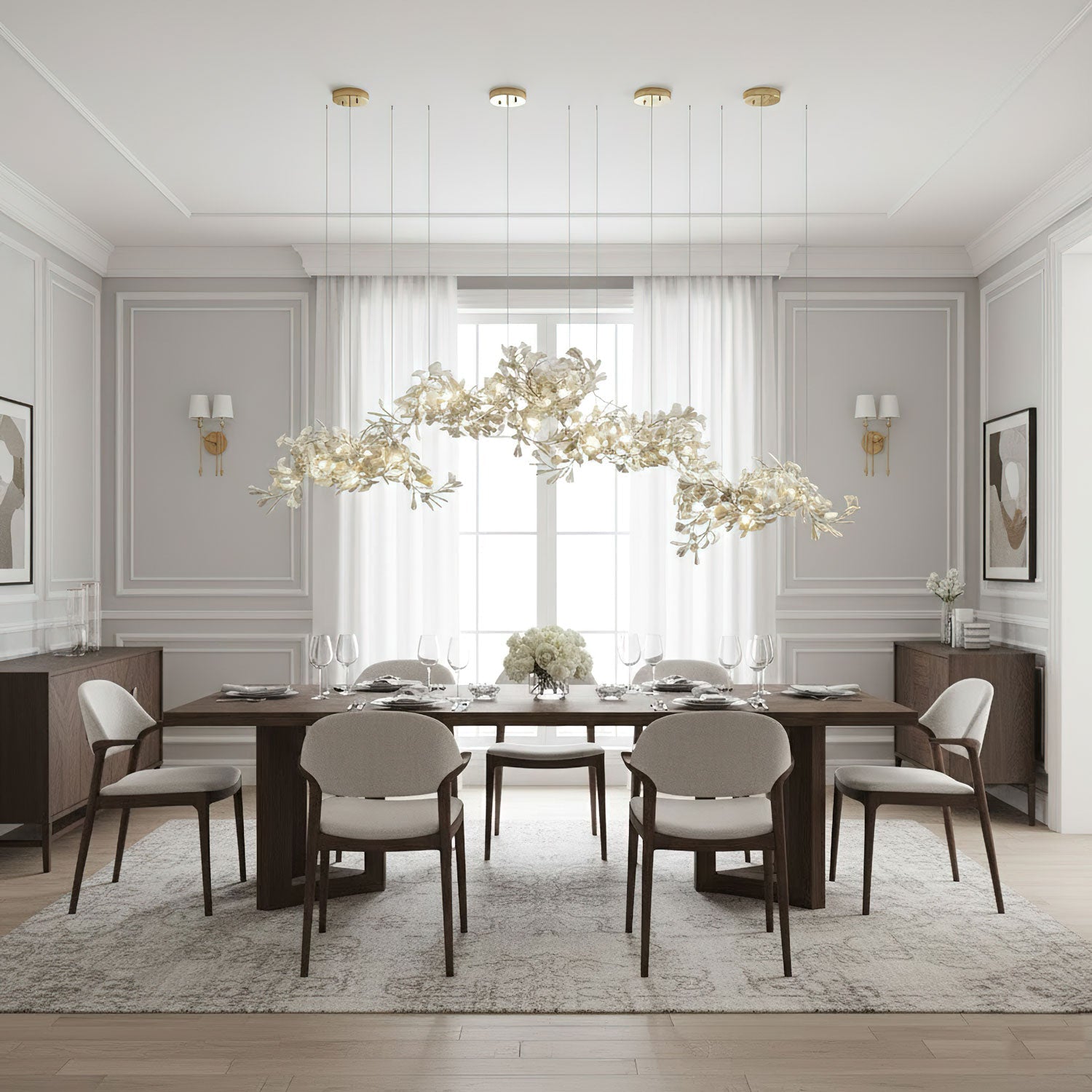 Gingko Chandelier C-Neutral Decor