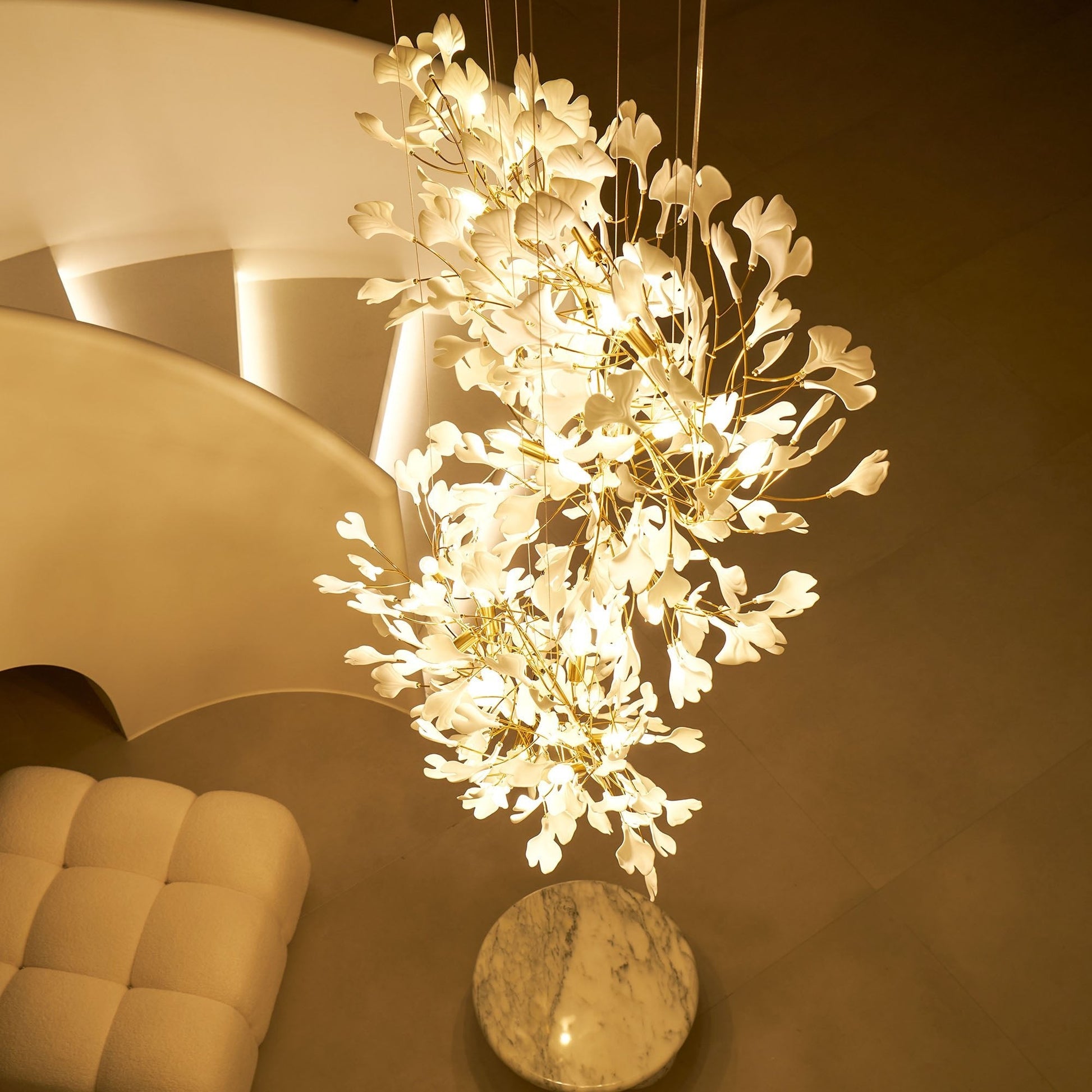 Gingko Chandelier F-Neutral Decor