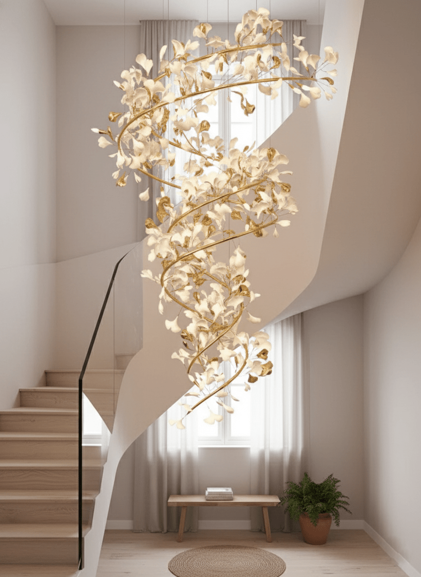 Gingko Chandelier Q-Neutral Decor