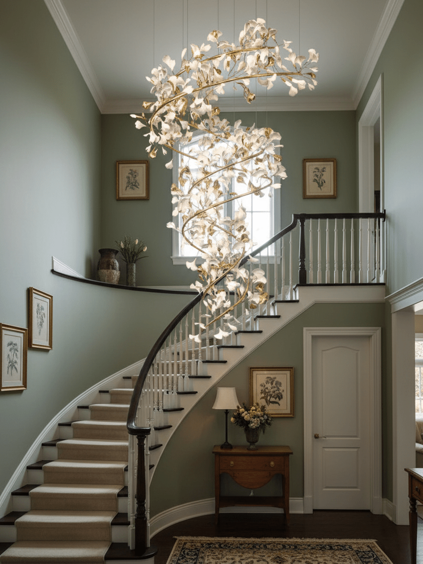 Gingko Chandelier Q-Neutral Decor