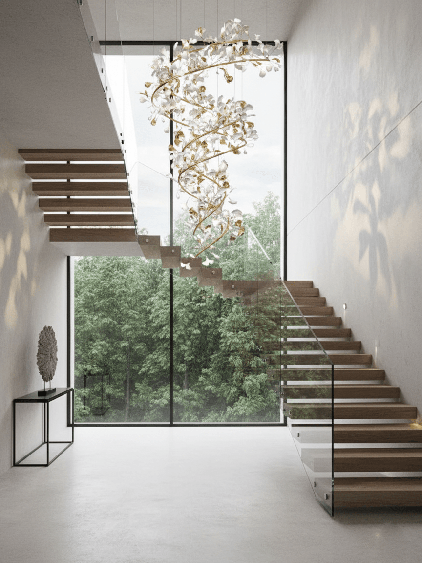 Gingko Chandelier Q-Neutral Decor