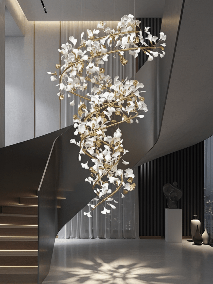 Gingko Chandelier Q-Neutral Decor