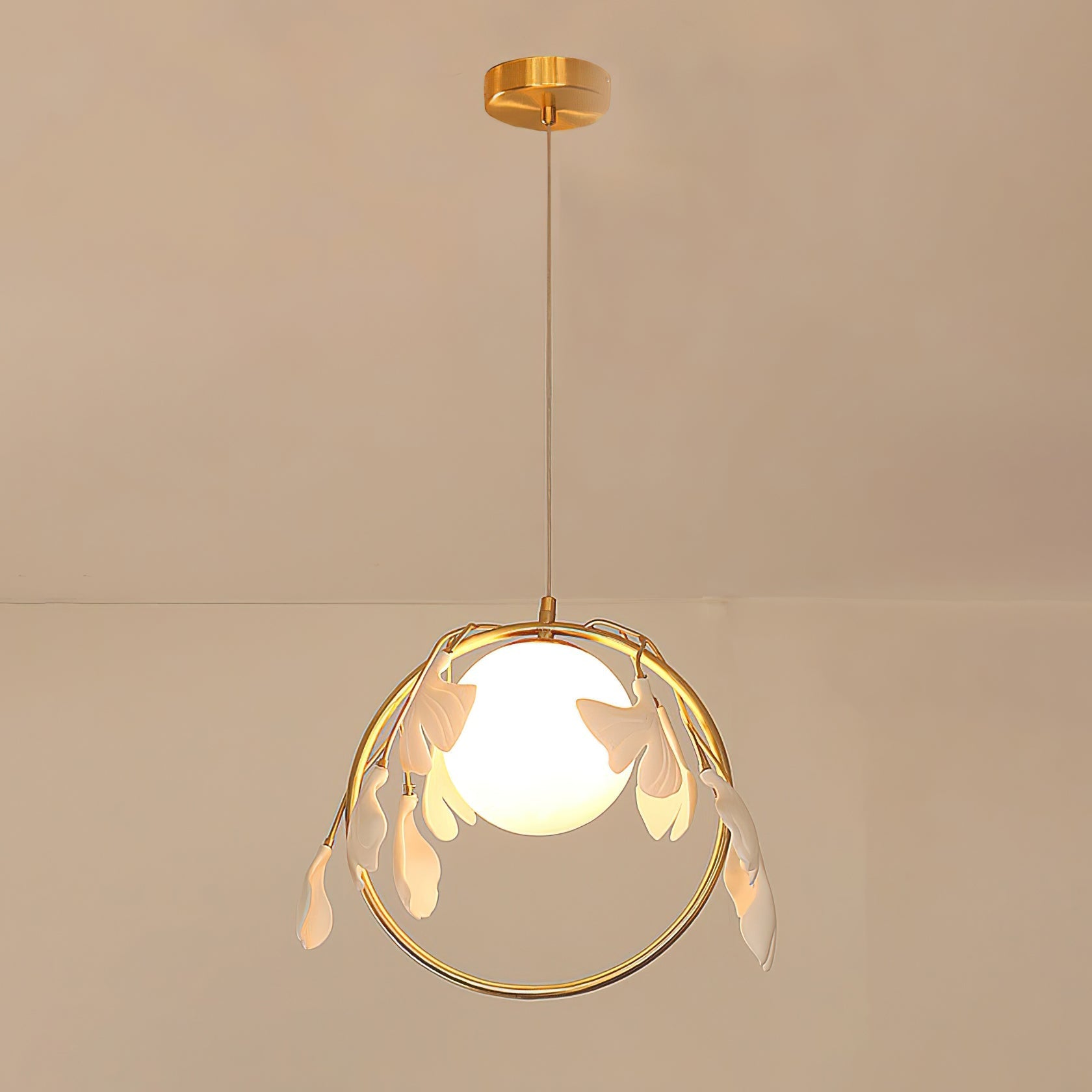 Alemu Ceramic Artistic Pendant Lamp-Neutral Decor