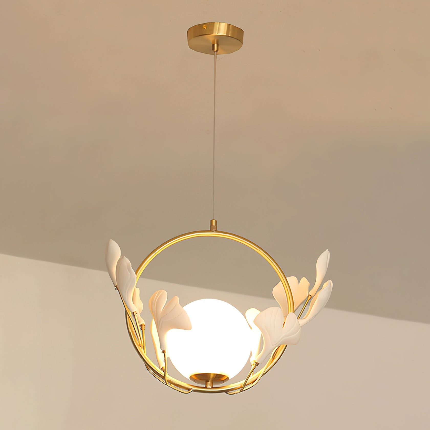 Alemu Ceramic Artistic Pendant Lamp-Neutral Decor