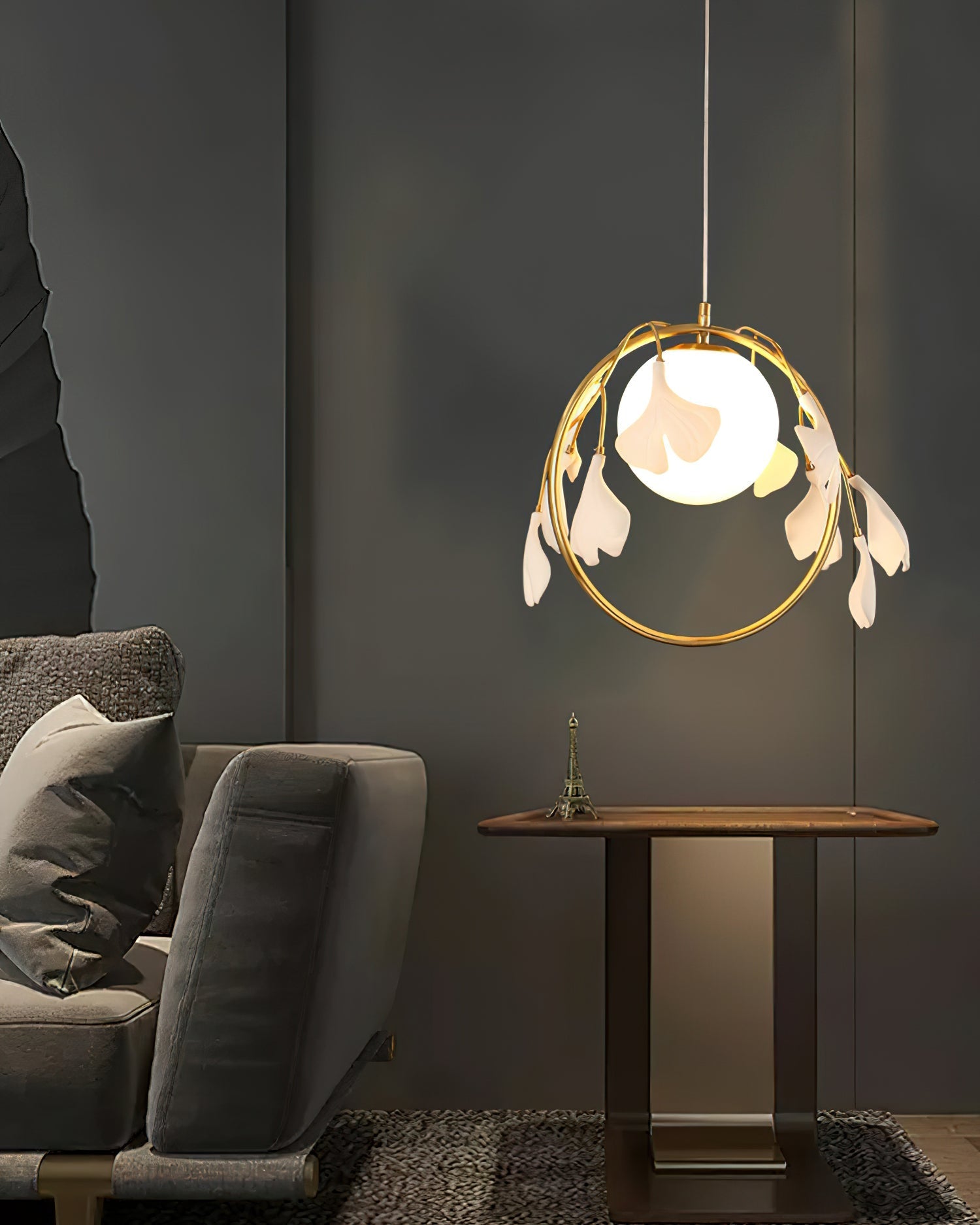 Alemu Ceramic Artistic Pendant Lamp-Neutral Decor