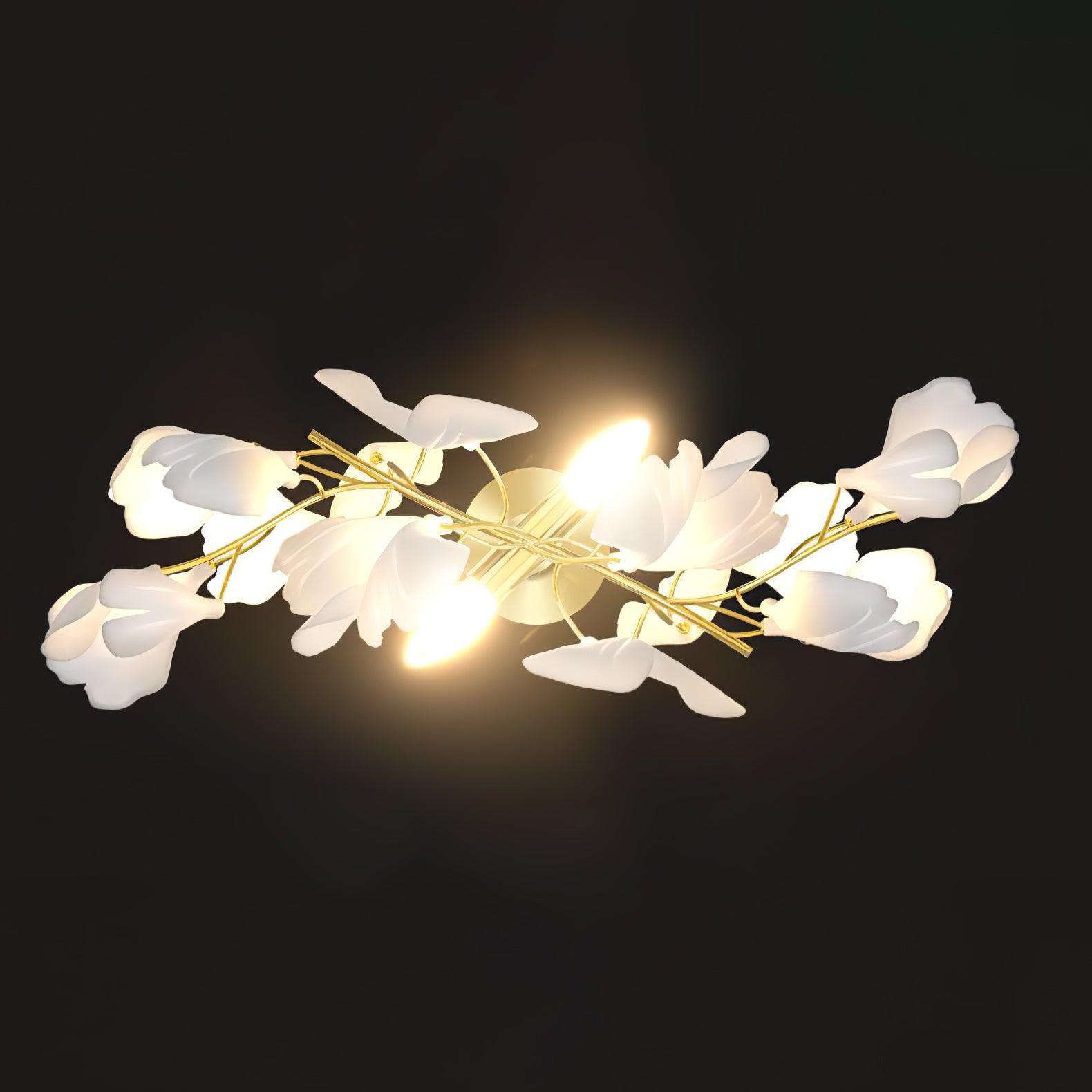 Gavriel Gingko Flowers Ceramics Wall Lamp-Neutral Decor