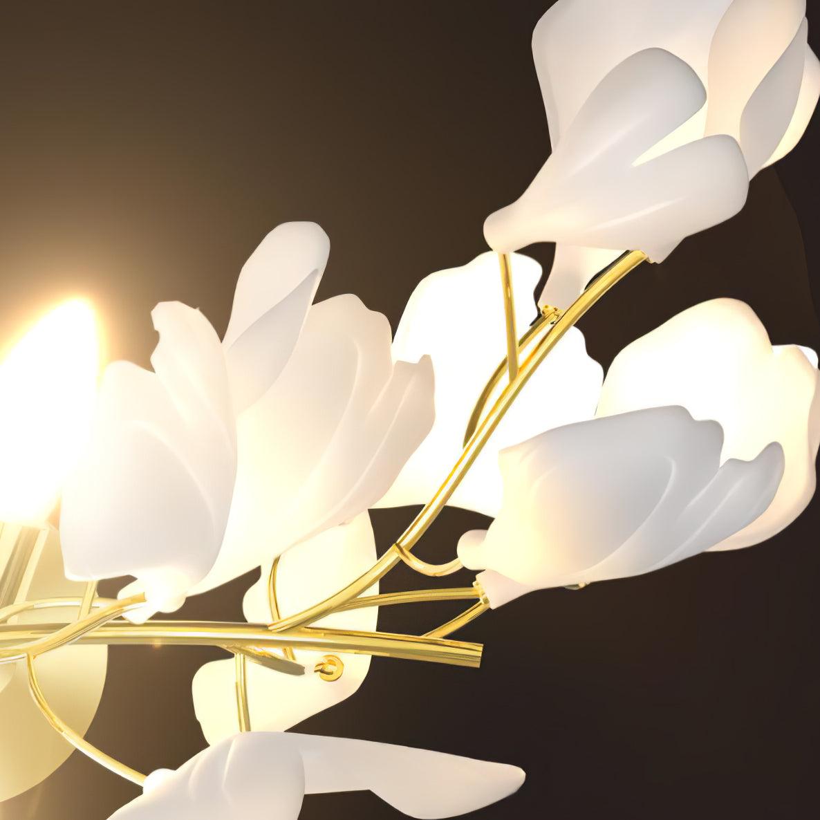 Gavriel Gingko Flowers Ceramics Wall Lamp-Neutral Decor