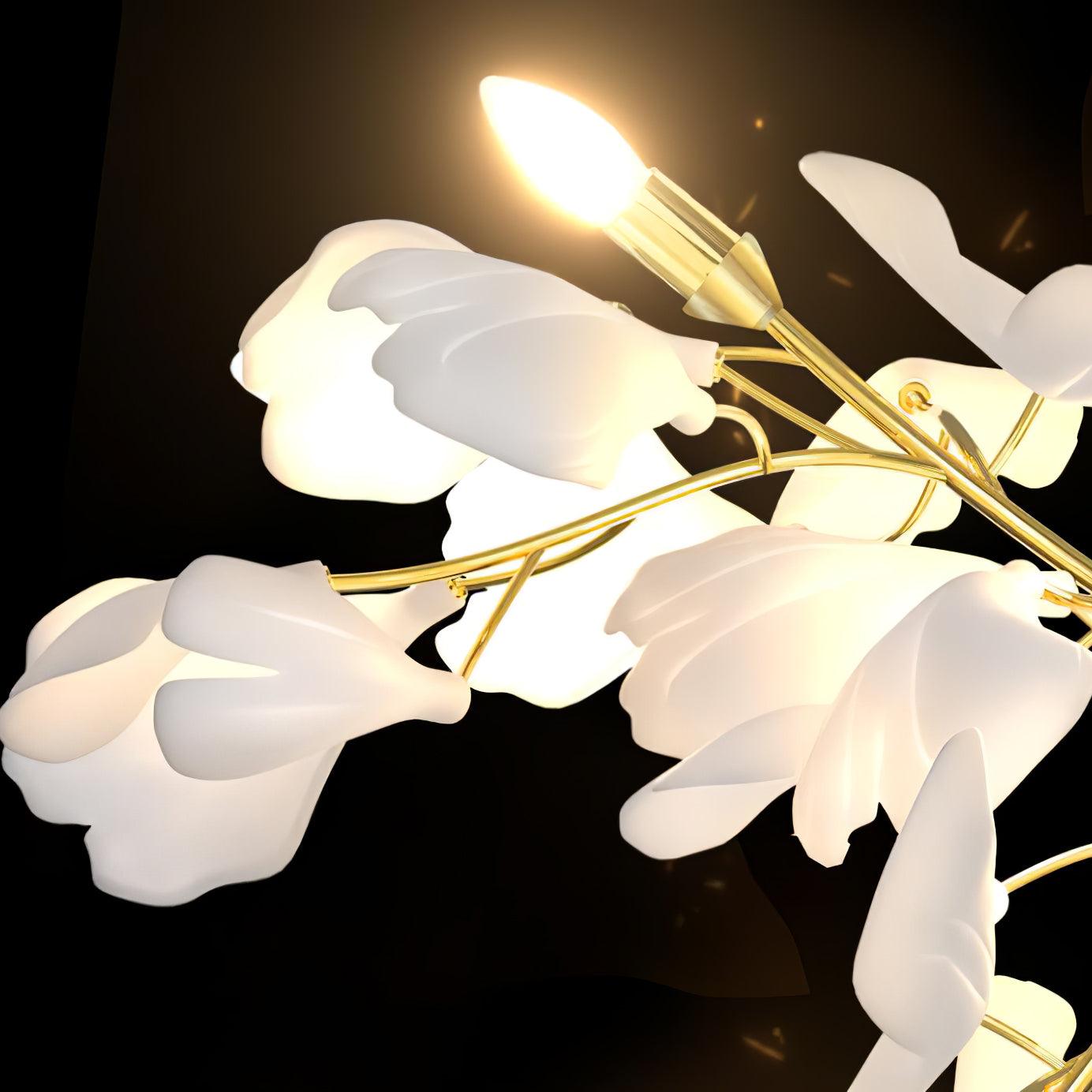 Gavriel Gingko Flowers Ceramics Wall Lamp-Neutral Decor