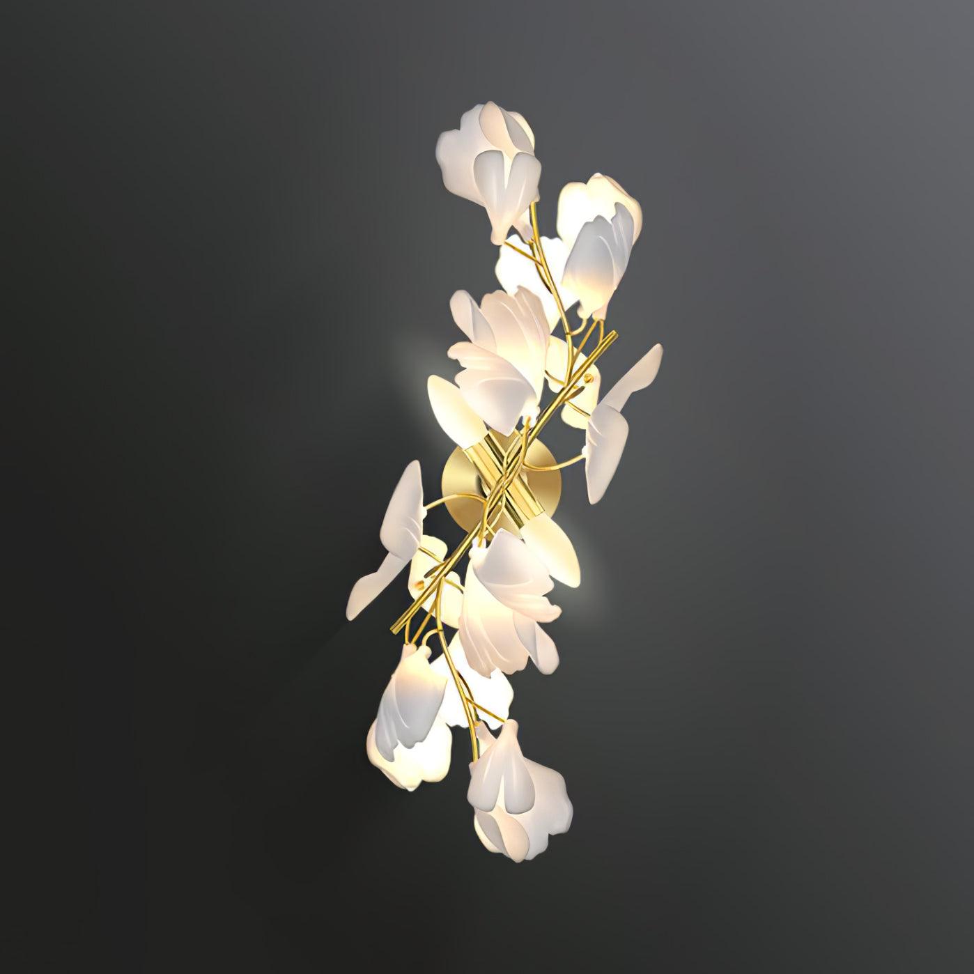 Gavriel Gingko Flowers Ceramics Wall Lamp-Neutral Decor