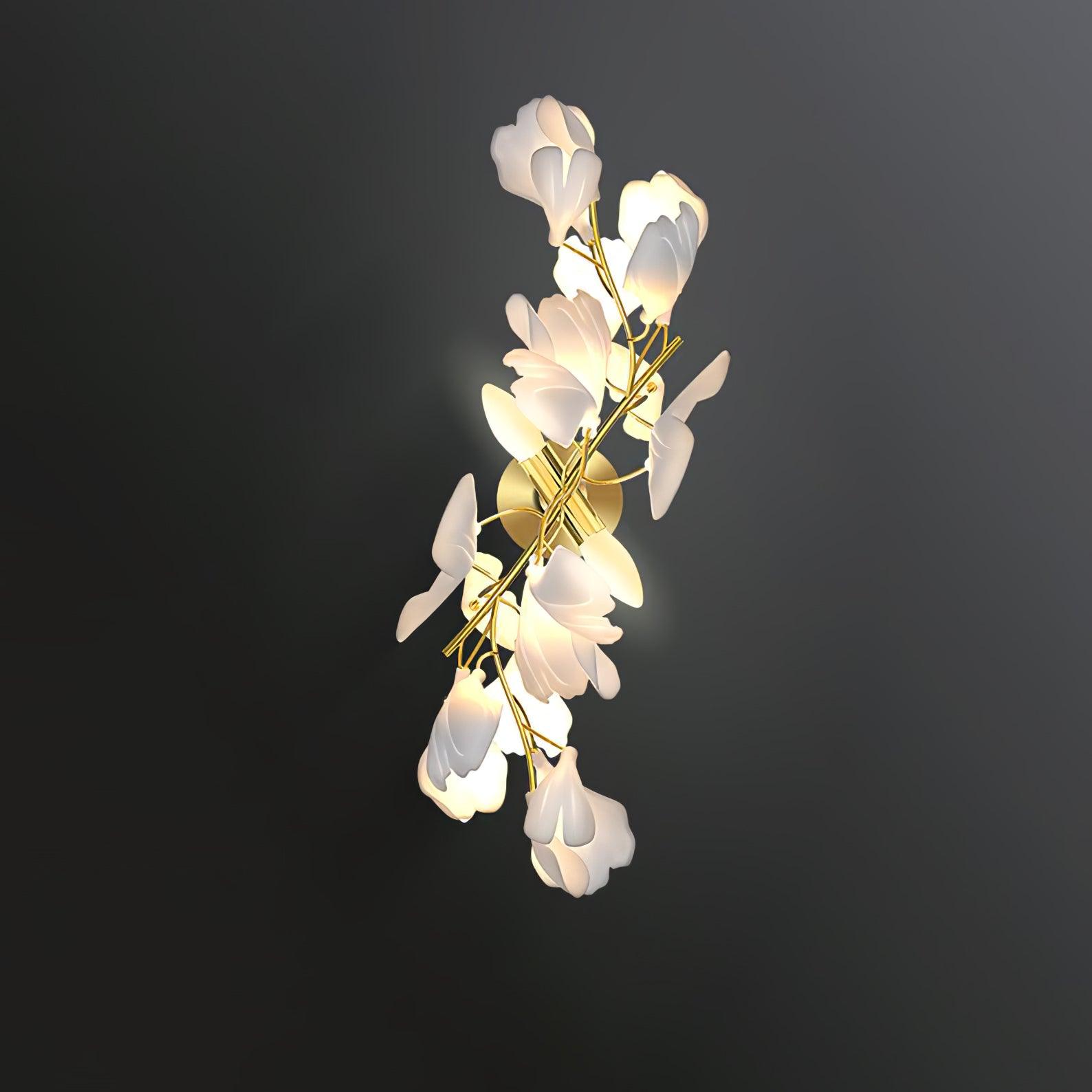 Gavriel Gingko Flowers Ceramics Wall Lamp-Neutral Decor