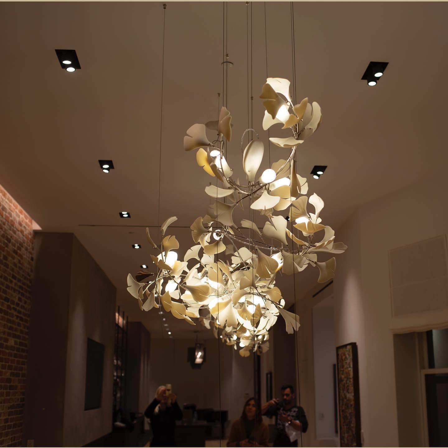 Lustra Chandelier Gingko A Porcelain LED Modern-Neutral Decor
