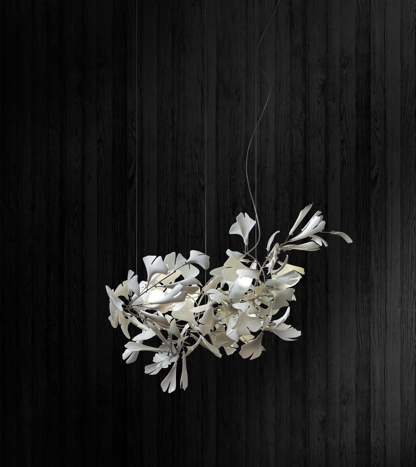Lustra Chandelier Gingko A Porcelain LED Modern-Neutral Decor