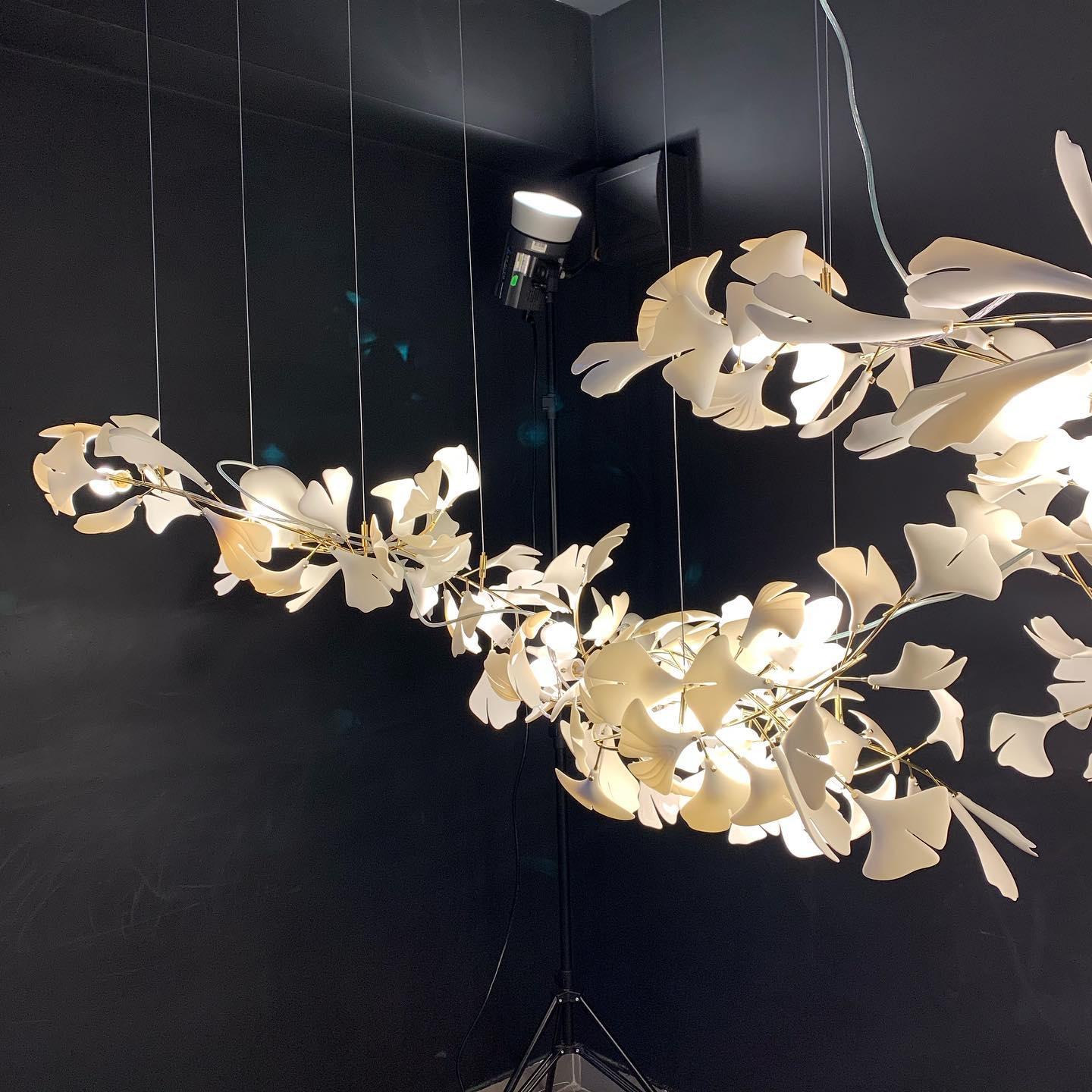 Lustra Chandelier Gingko A Porcelain LED Modern-Neutral Decor