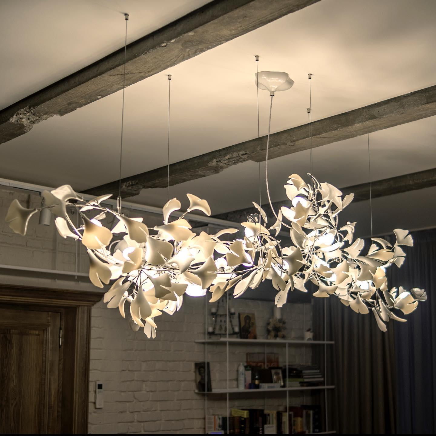 Lustra Chandelier Gingko A Porcelain LED Modern-Neutral Decor
