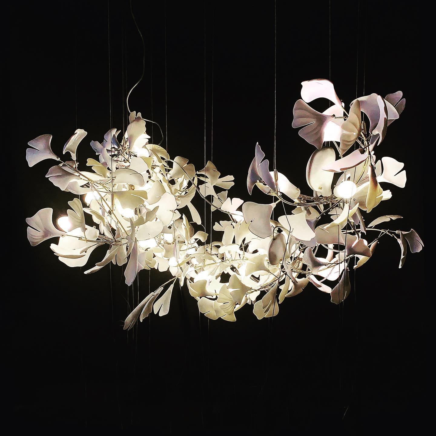 Lustra Chandelier Gingko A Porcelain LED Modern-Neutral Decor