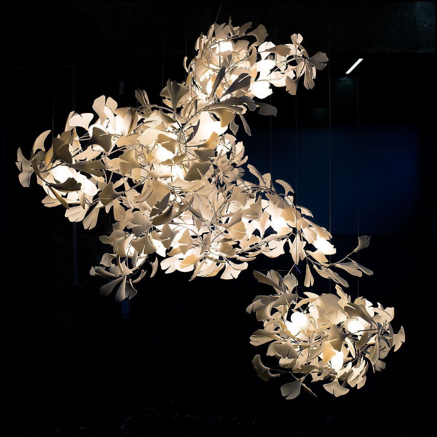 Lustra Chandelier Gingko A Porcelain LED Modern-Neutral Decor