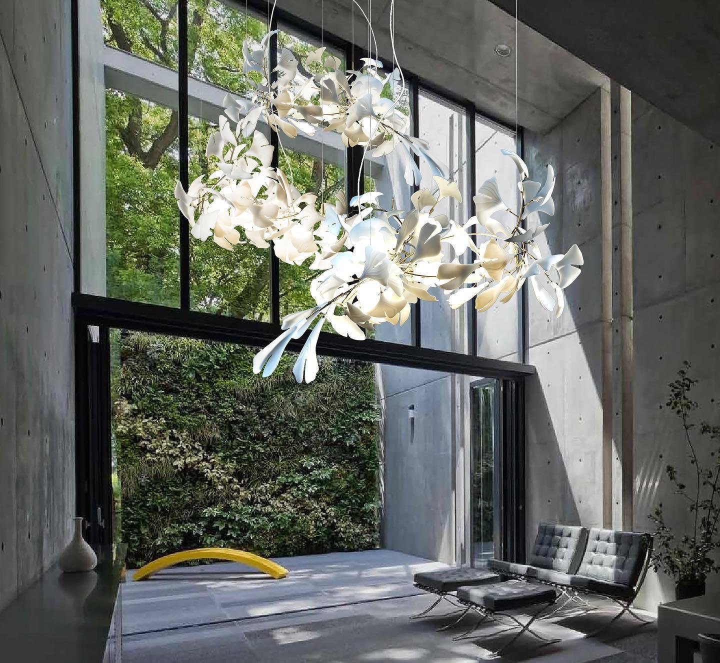 Lustra Chandelier Gingko A Porcelain LED Modern-Neutral Decor