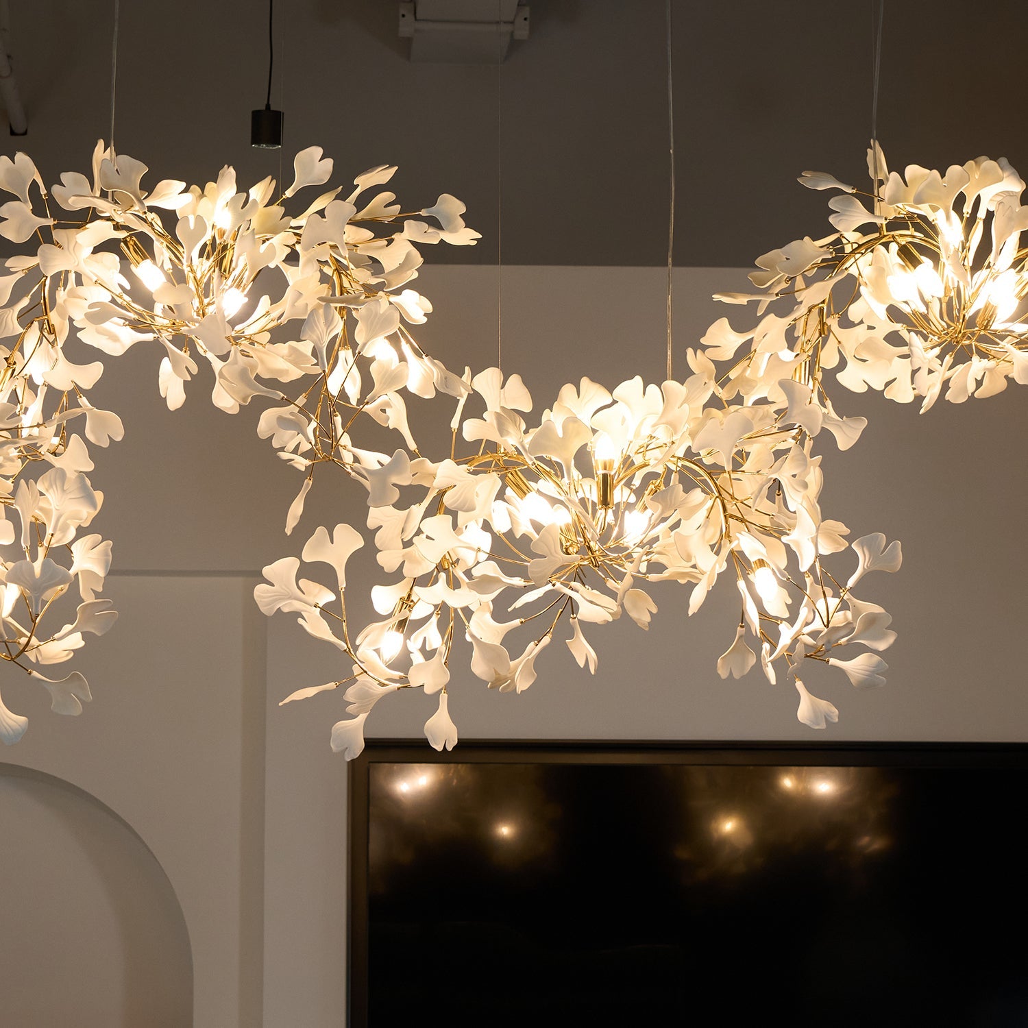 Gingko Chandelier C-Neutral Decor