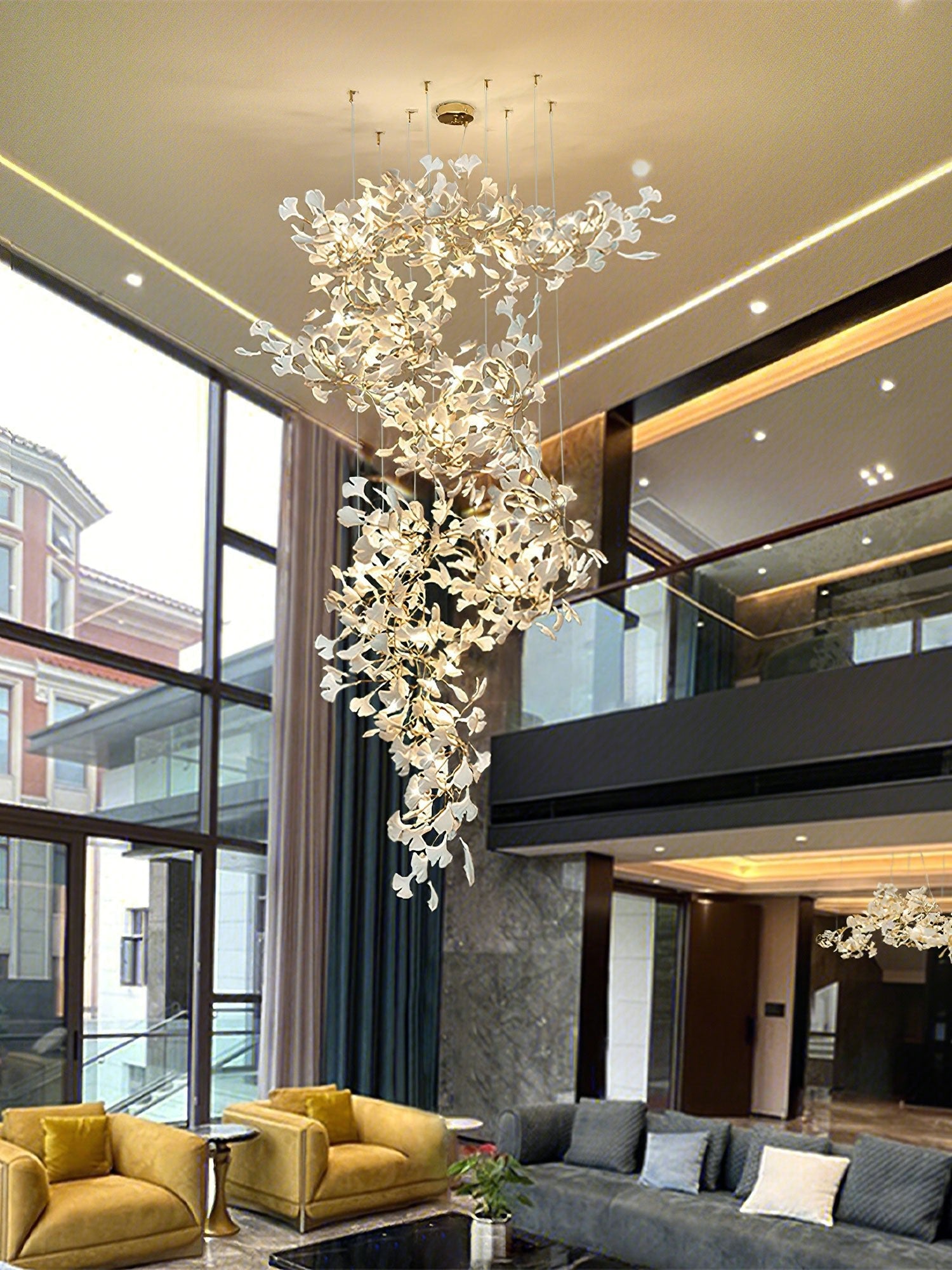 Gingko Chandelier F-Neutral Decor