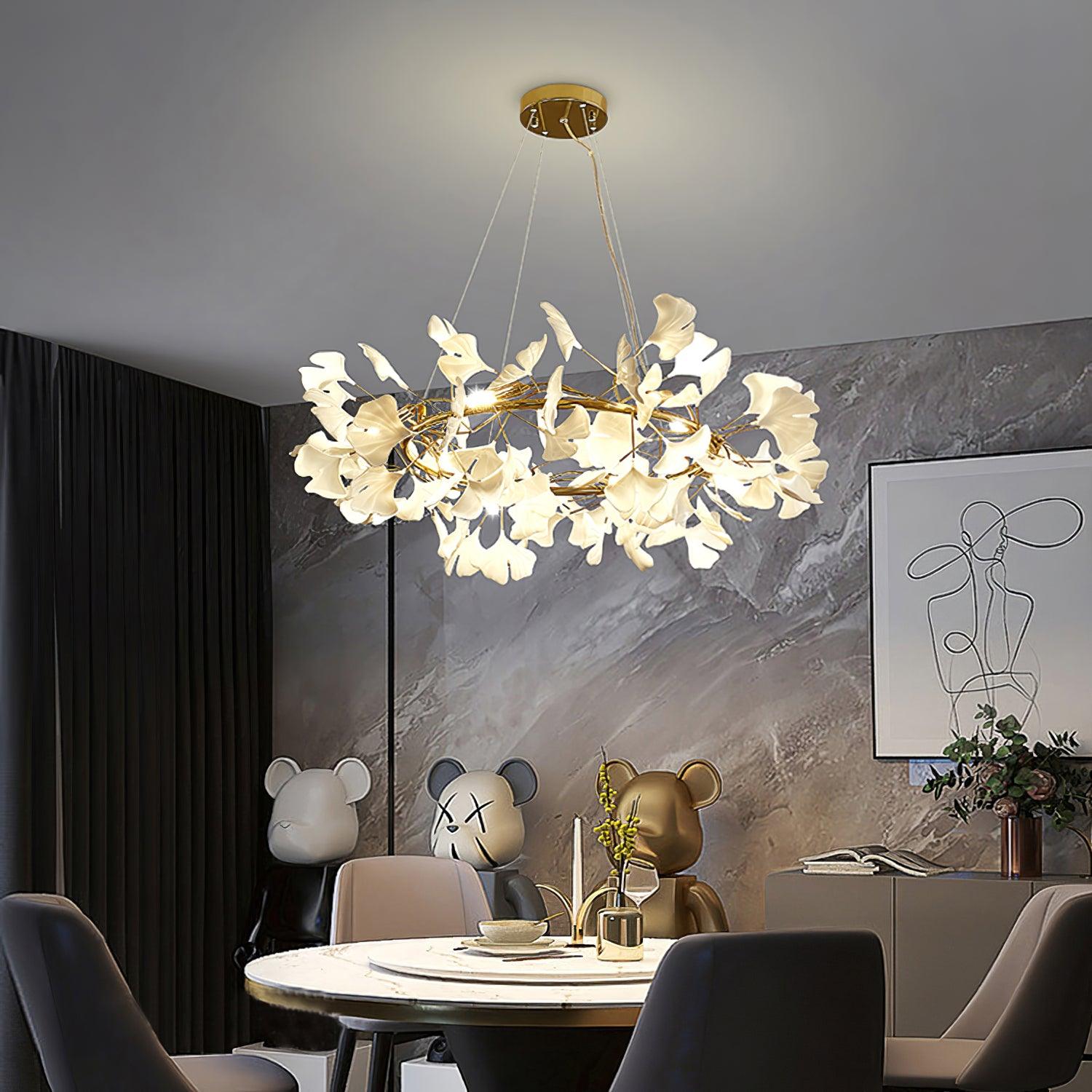 Lustra Chandelier Gingko LED Branch-Neutral Decor