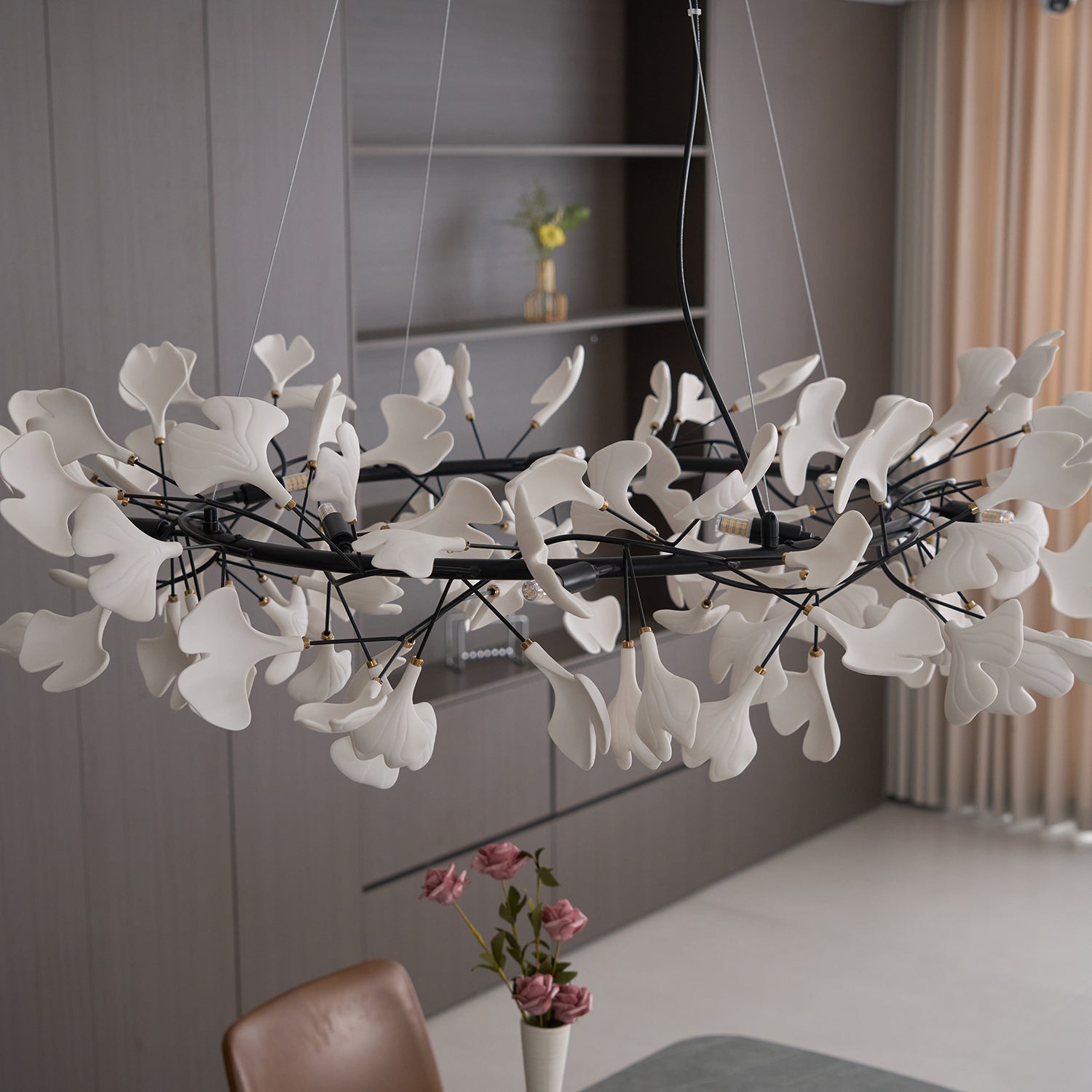 Lustra Chandelier Gingko LED Branch-Neutral Decor