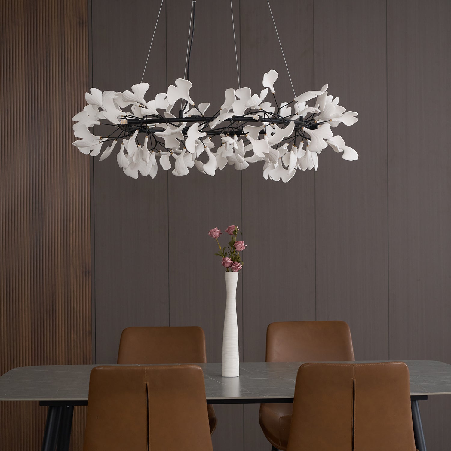 Lustra Chandelier Gingko LED Branch-Neutral Decor