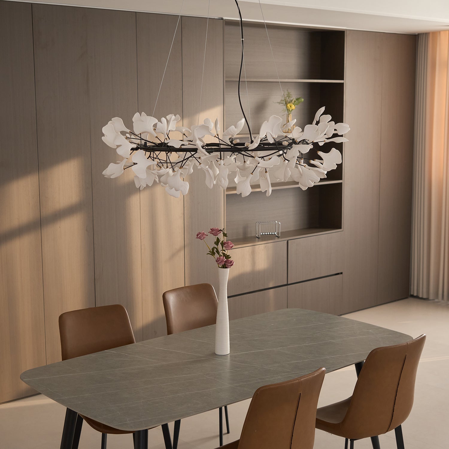 Lustra Chandelier Gingko LED Branch-Neutral Decor