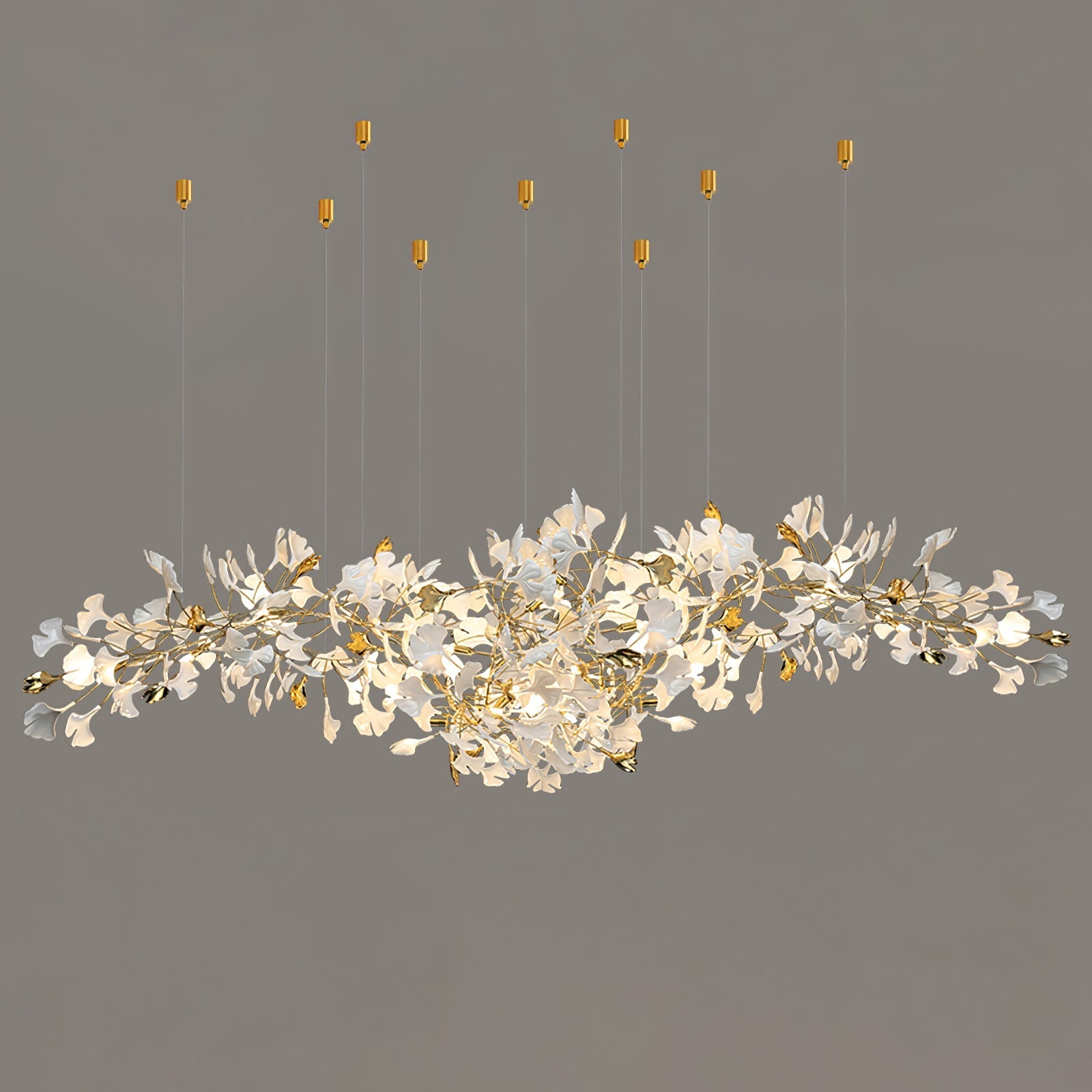 Ilvyniel Gingko Chandelier-Neutral Decor