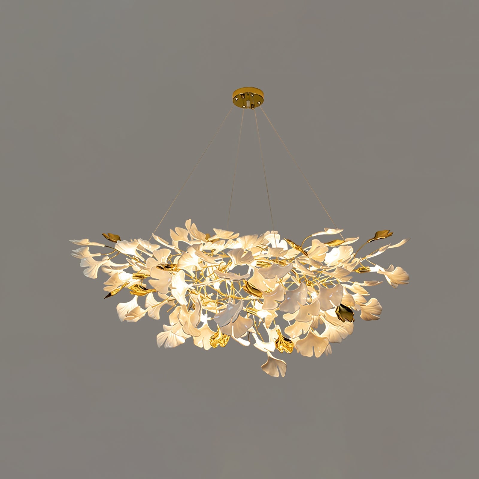 Ilvyniel Gingko Chandelier-Neutral Decor