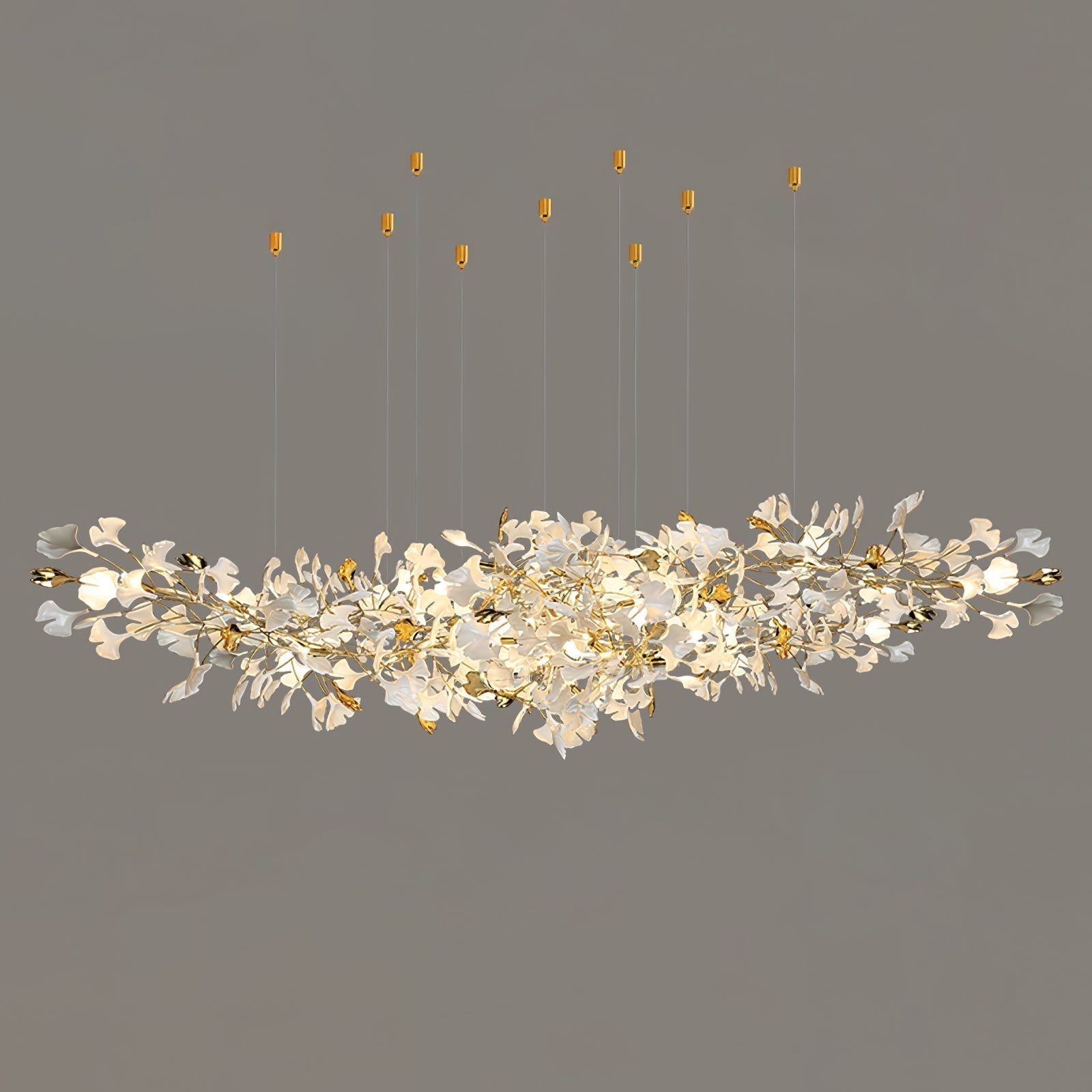 Ilvyniel Gingko Chandelier-Neutral Decor