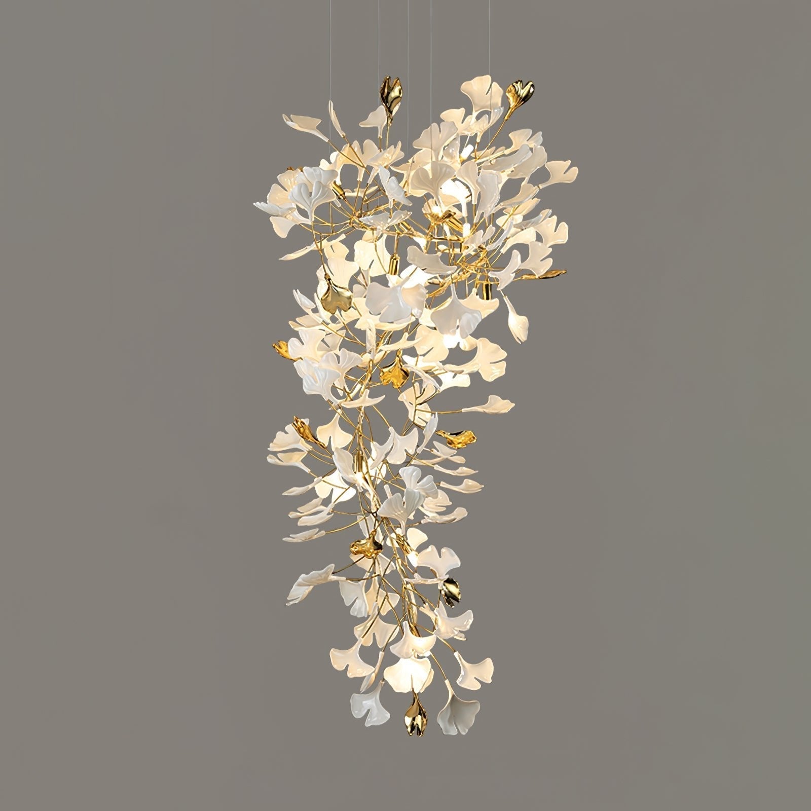 Ilvyniel Gingko Chandelier-Neutral Decor