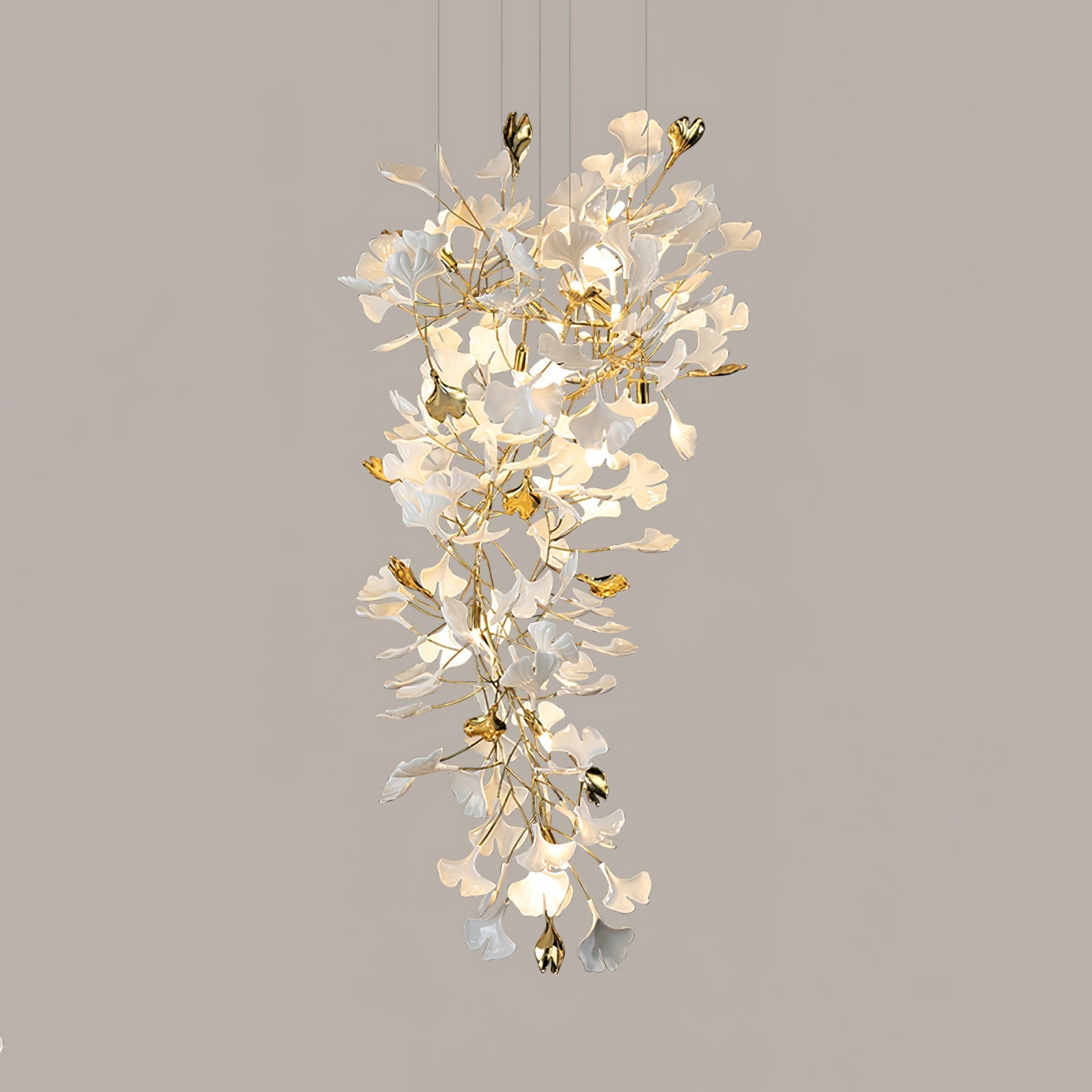 Ilvyniel Gingko Chandelier-Neutral Decor