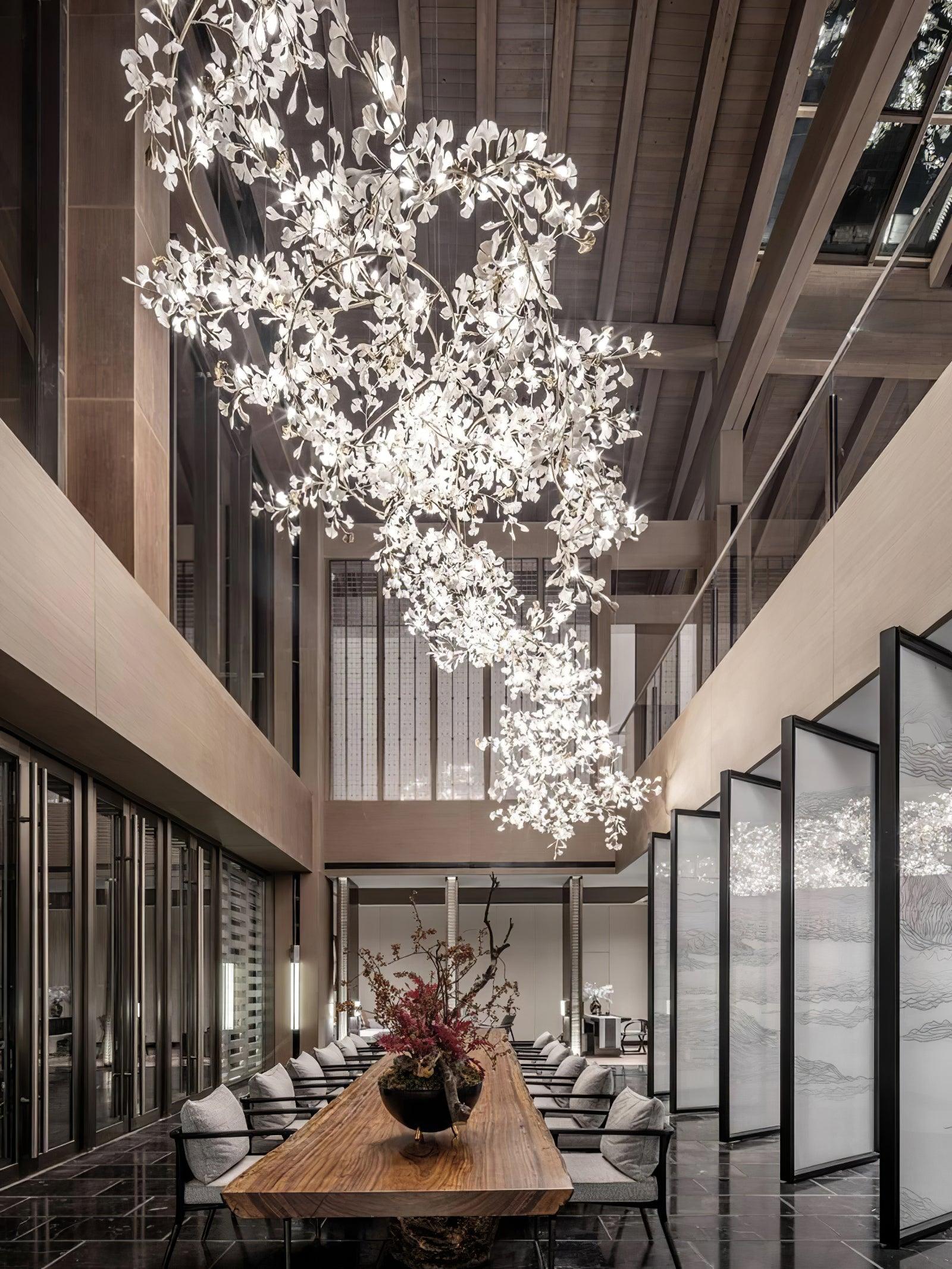 Gingko Chandelier F-Neutral Decor
