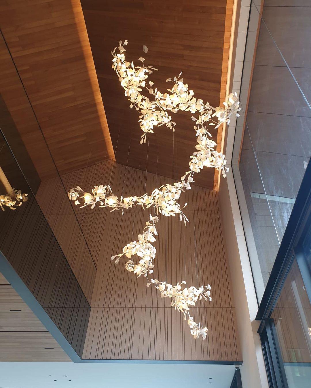 Gingko Chandelier F-Neutral Decor