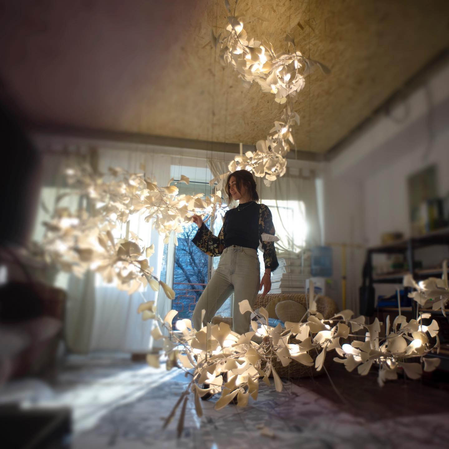 Elysia Floral Canopy Chandelier