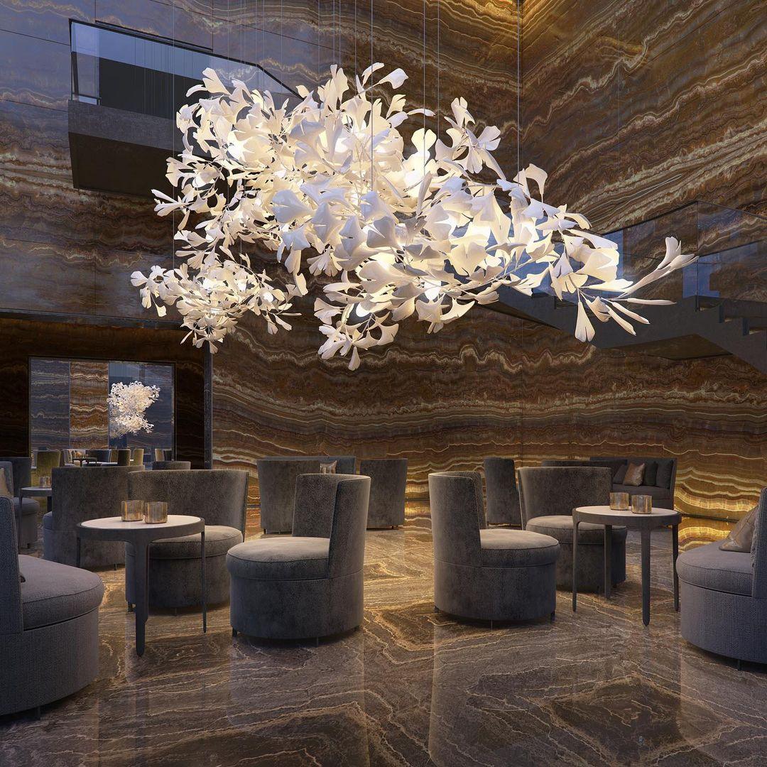 Elysia Floral Canopy Chandelier