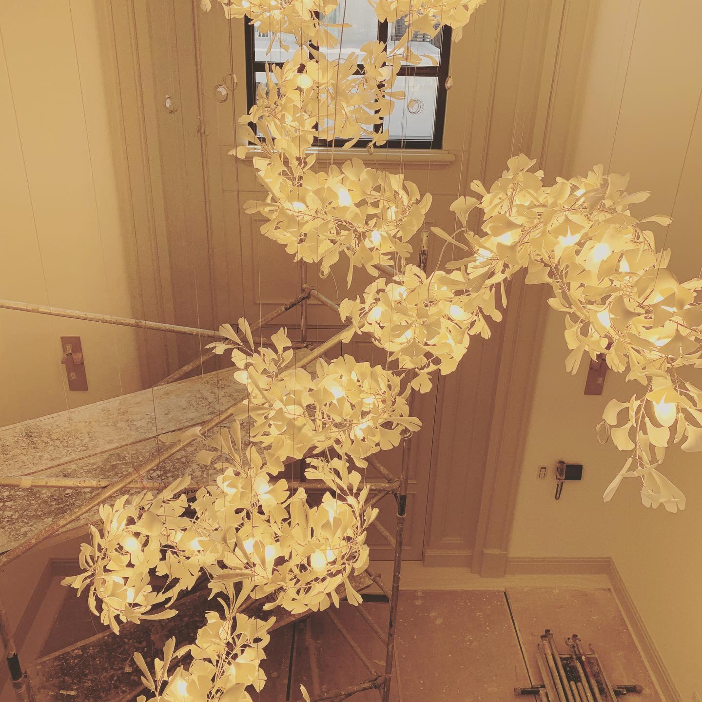 Gingko Chandelier C-Neutral Decor