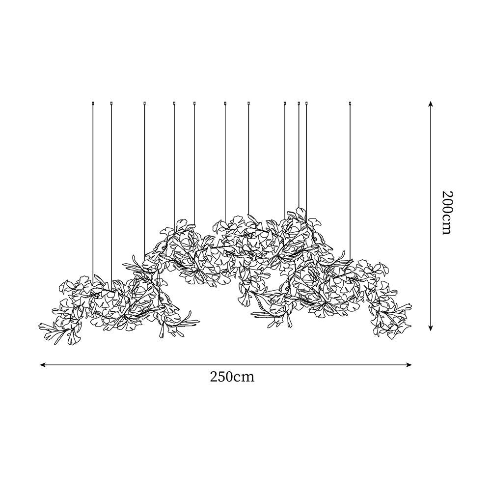 Elysia Floral Canopy Chandelier