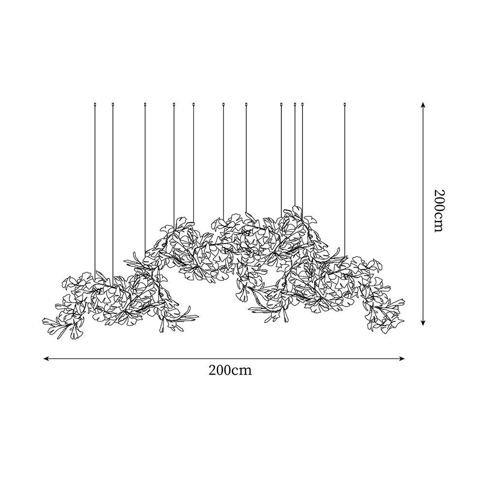Elysia Floral Canopy Chandelier