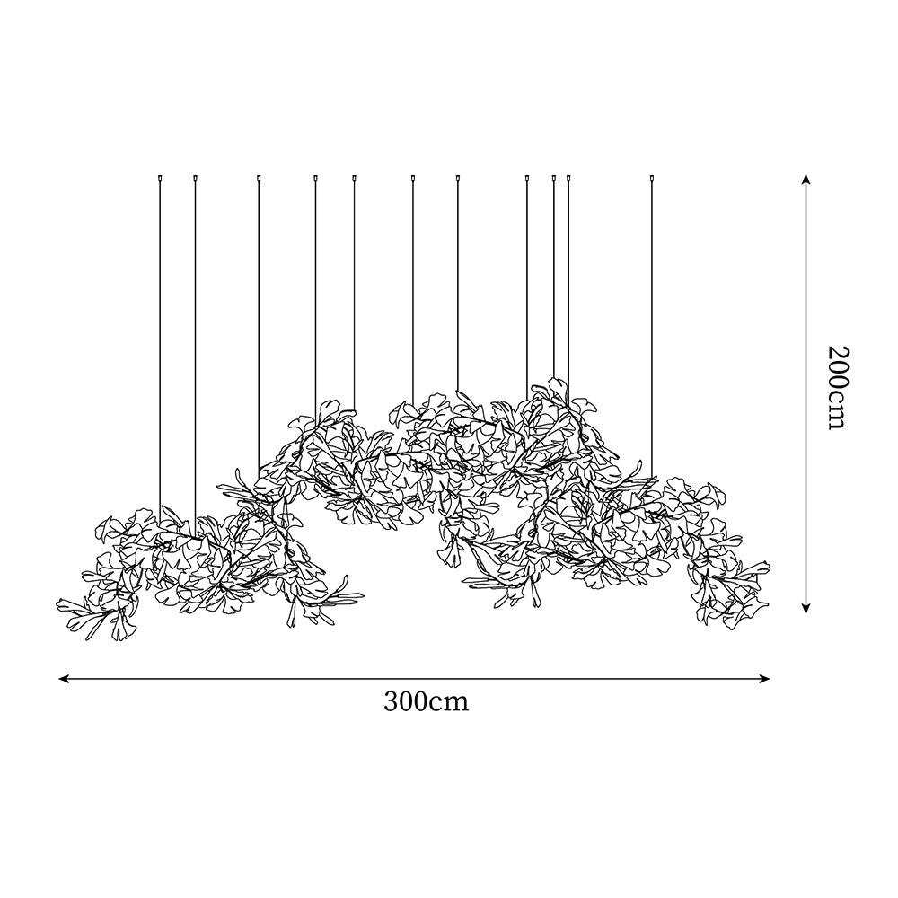 Elysia Floral Canopy Chandelier