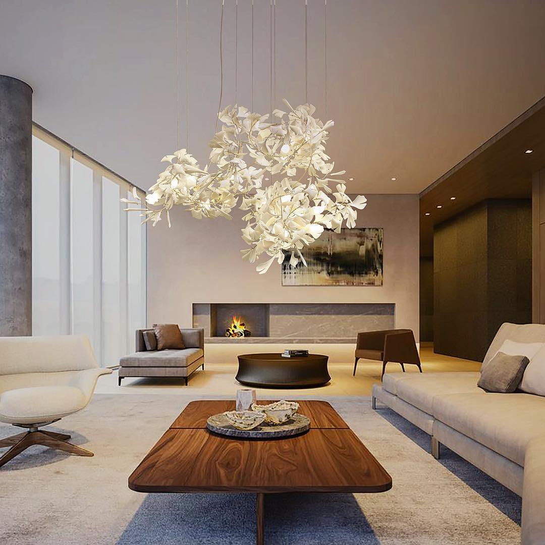 Gingko Chandelier C-Neutral Decor