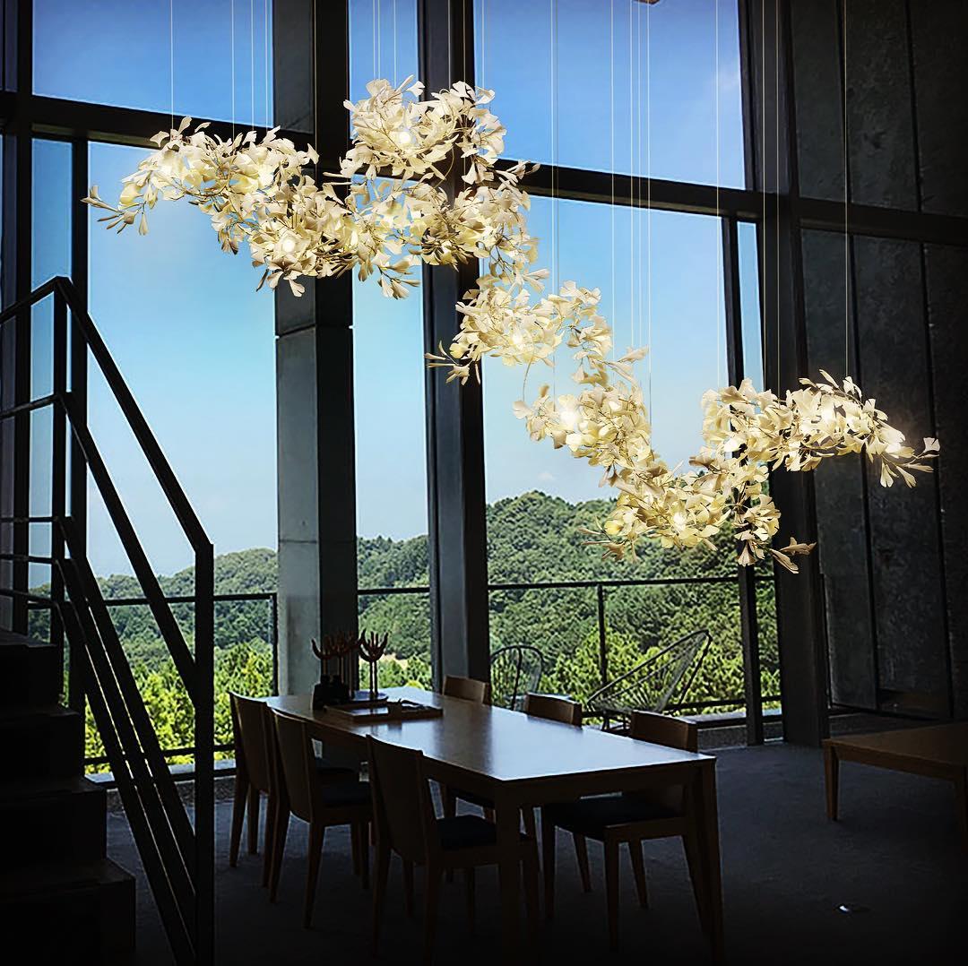 Gingko Chandelier C-Neutral Decor